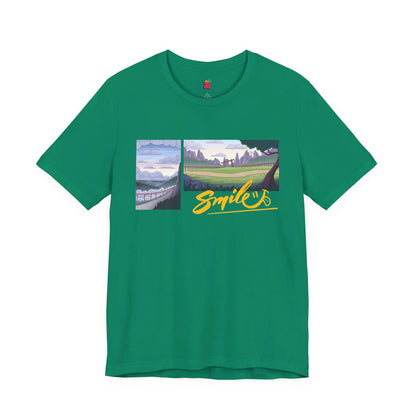 Cloudy Smile - Pop Art Unisex Tee House of Poco Loco
