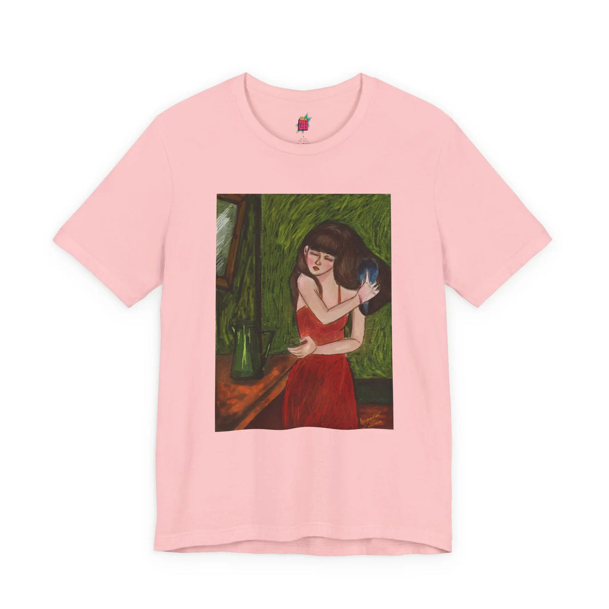 Combing Hair - Pop Art Unisex Tee House of Poco Loco