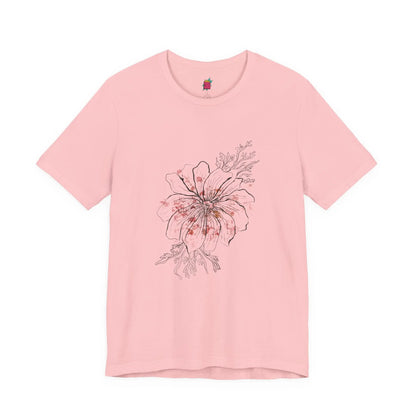 Hibiscus Flower - Pop Art Unisex Tee House of Poco Loco