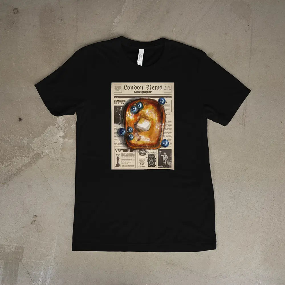 Breakfast Paper - Pop Art T-Shirt Unisex House of Poco Loco