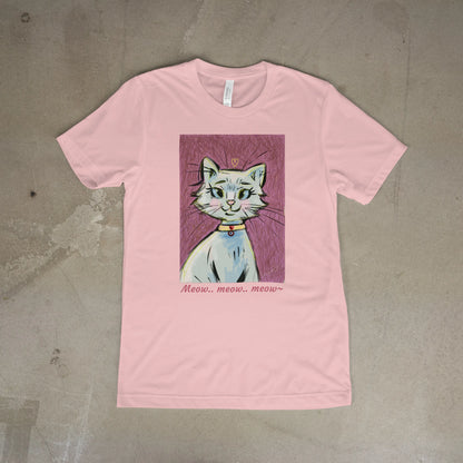 Cutest Meow Meow - Pop Art T-Shirt Unisex House of Poco Loco