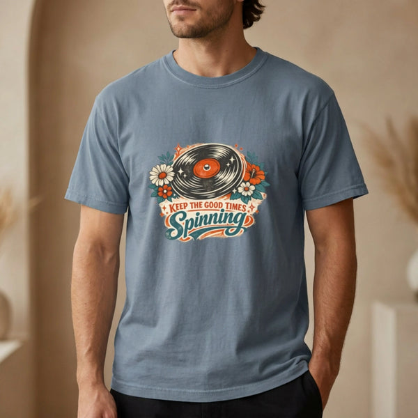 Keep the Good Time Spinning -  Vintage T-Shirt House of Poco Loco