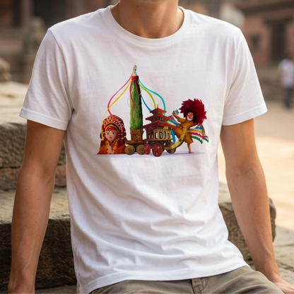 Indra Jatra - Pop Art T-Shirt Unisex House of Poco Loco